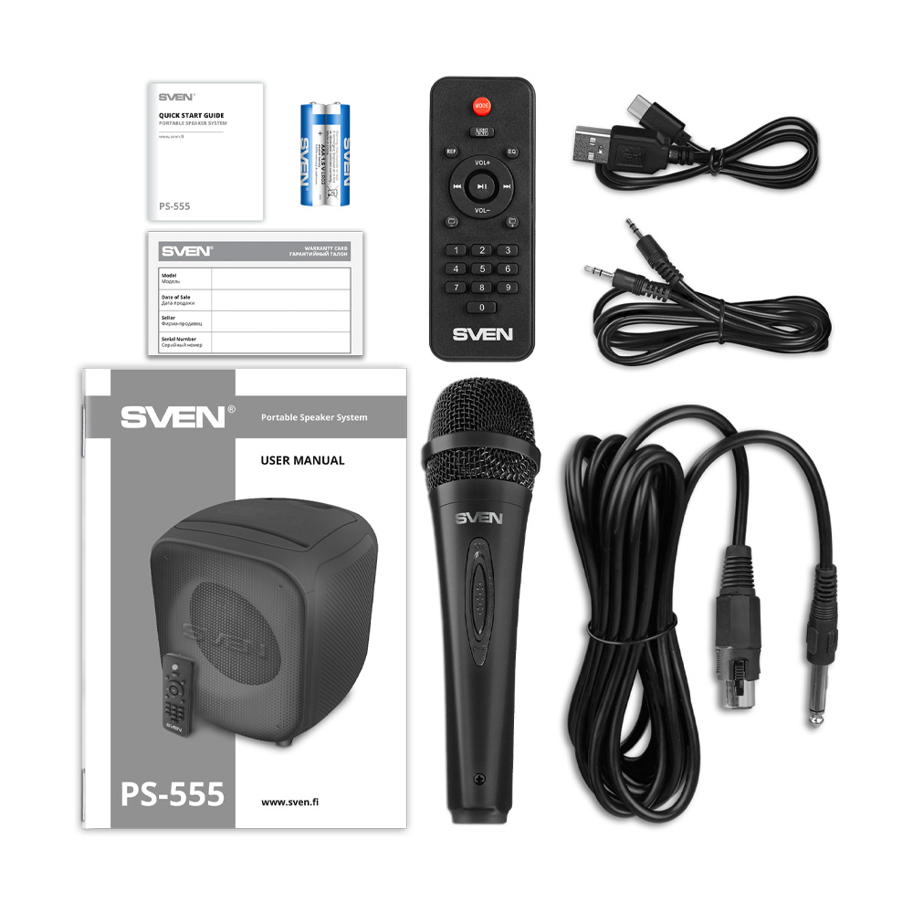 Колонка для вечеринок Sven  PS 555 Black photo 9