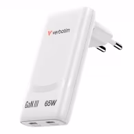 Incarcator pentru telefon mobil Verbatim Fold 'n' Go GaN Charger 65W VER_32355 White
