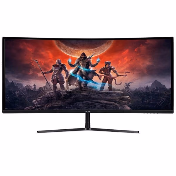 34.0" ACER VA LED Nitro EI342CKRP Curved Black (1ms, 80M:1, 21:9, 400cd, 3440x1440, 144Hz, 178°/178°, 2xHDMI, 2xDisplayPort, Curvature 1800R, FreeSync Premium Pro, VESA DisplayHDR 400, Speakers 2 x 2W, Audio Line-out, VESA) [UM.CE2EE.P02] 