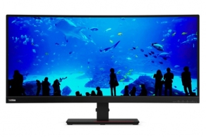 34.0" LENOVO WVA LED ThinkVision T34w-20 QHD Black (4ms, 3000:1, 350cd, 21:9, 3440 x 1440, 178°/178°, HDMI, DisplayPort, USB Hub: 4 x USB3.1, Audio Line-out, Heigh Adjustment) thumbnav 1