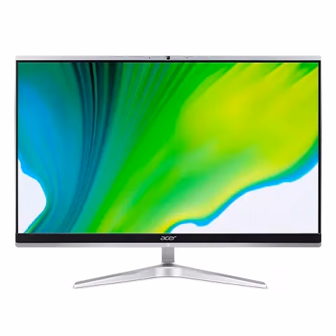 All-in-One PC - 23.8" ACER Aspire C24-1650 FHD IPS, Intel® Core® i5-1135G7, 1x16GB DDR4 RAM, 512Gb M.2 PCIe SSD, Intel® Iris Xe Graphics, NO ODD, CR, HD cam, WiFi AX201+BT 5.0, LAN, 65W PSU, USB KB/MS, Endless OS, Iron Gray. 