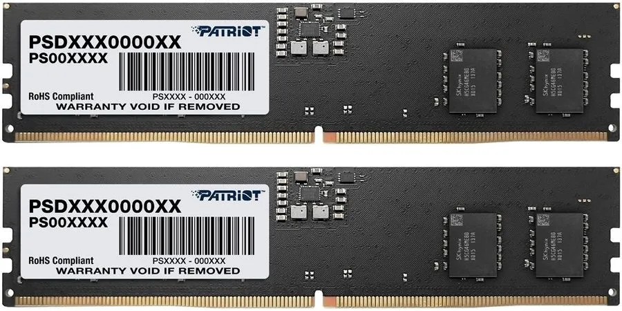 Оперативная память PATRIOT Signature Line  DDR5-4800 16GB (Kit of 2x8GB) photo 1