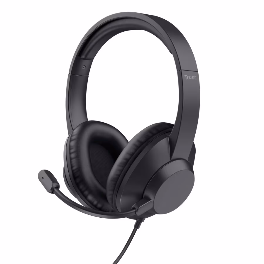 Наушники Trust AYDA  MAX / USB / Black