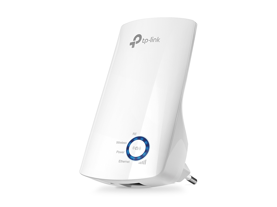 TP-LINK TL-WA850RE  N300 Wireless Wall Plugged Range Extender, Atheros, 2T2R, 300Mbps, 2.4GHz, 802.11n/g/b, Ranger Extender button, Range extender mode, with internal Antennas photo 1