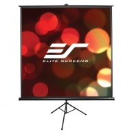 Elite Screens 120" (4:3) 244 x 183 cm, Tripod Projection Screen, Portable, Pull Up, Black thumbnav 1