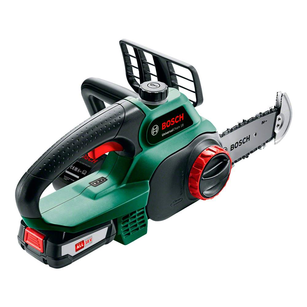 Цепная пила с аккумулятором Bosch UniversalChain18V, 06008B8000 Зеленый photo 1