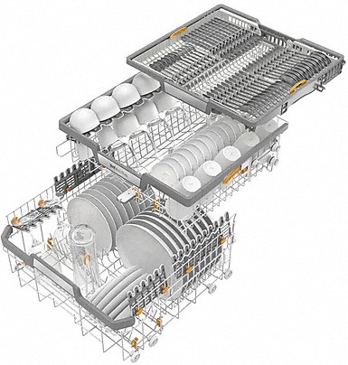 Посудомоечная машина Miele G7970 SCVi k2o AutoDos Белый /14 Комплектов /Полногабаритная photo 3