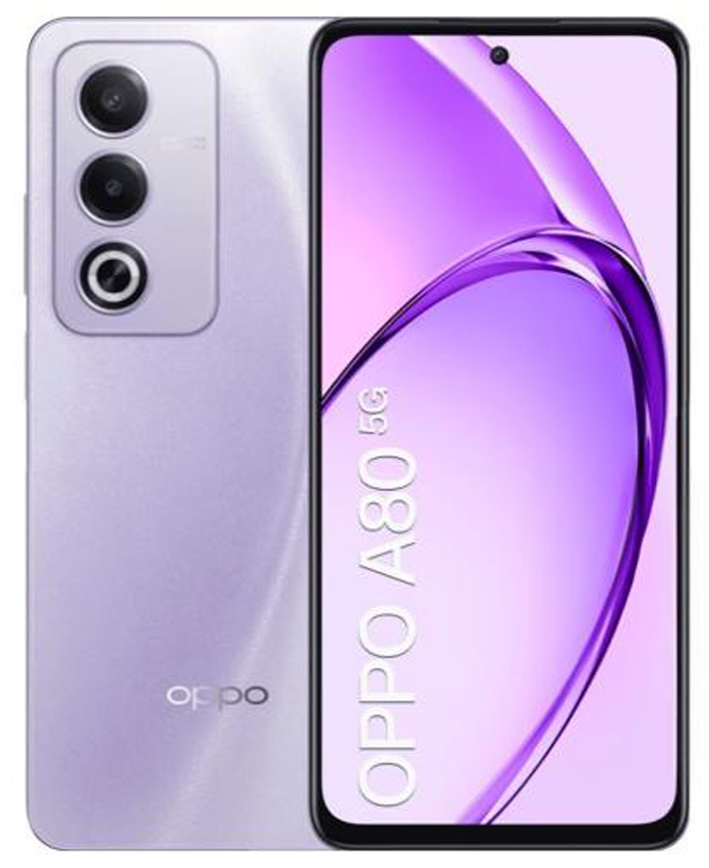 Smartphone OPPO A80 / 6.67'' / 8 GB / 256 GB / Violet deschis photo 1