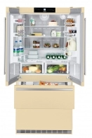 Холодильник трехдверный Liebherr CBNbe 6256, 471 л, 204 см, A++, Бежевый