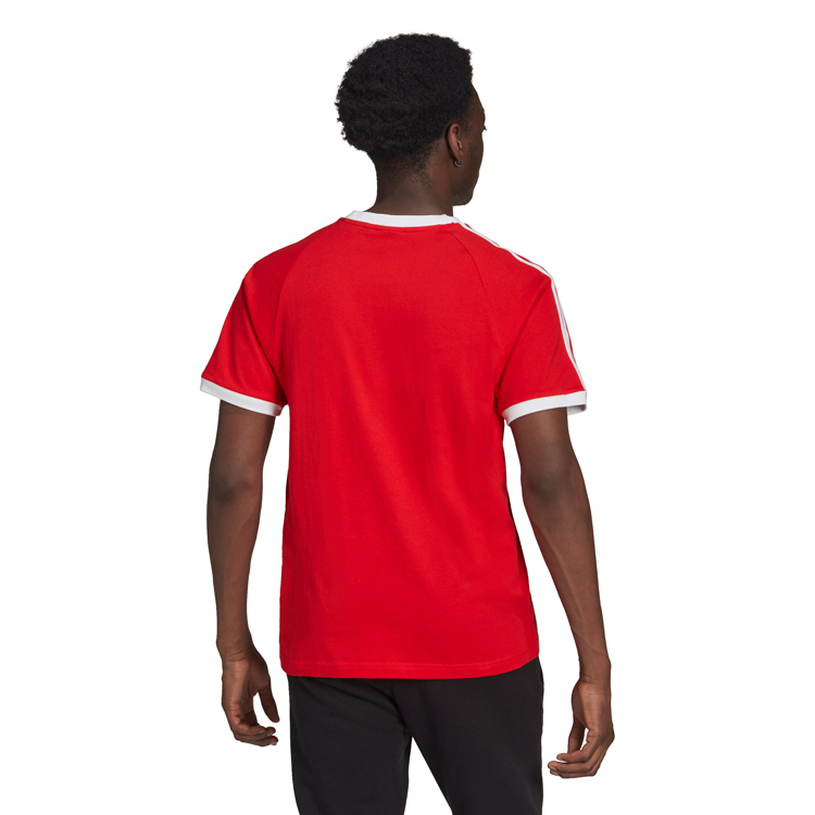 Tricou bărbătesc Adidas 3-STRIPES TEE S Rosu photo 2