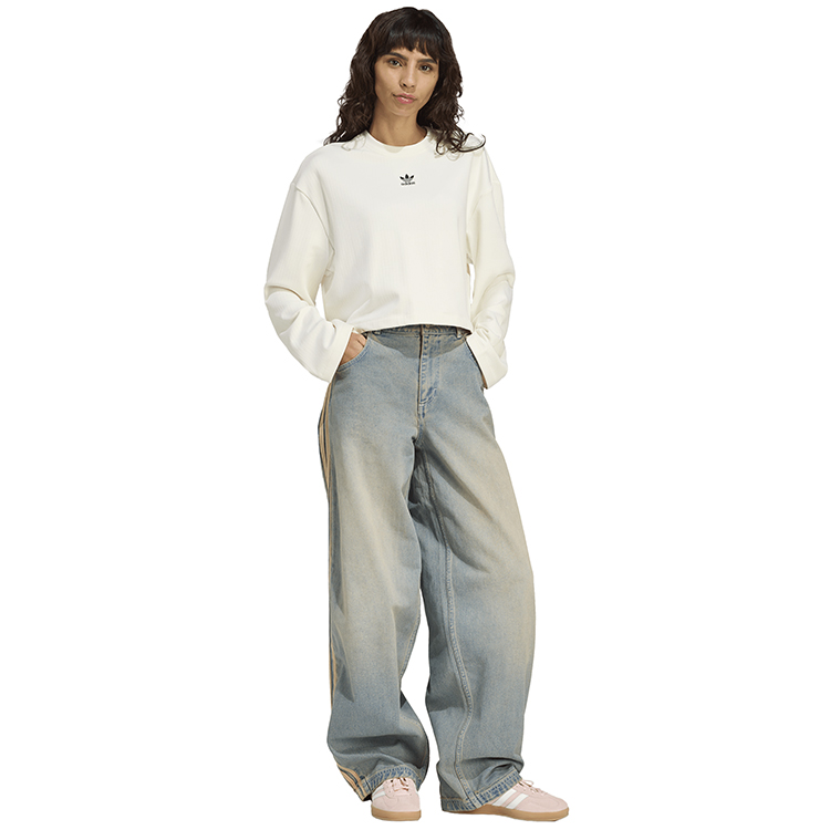 Лонгслив Adidas ESS WR LS XXS Alb Femei photo 3