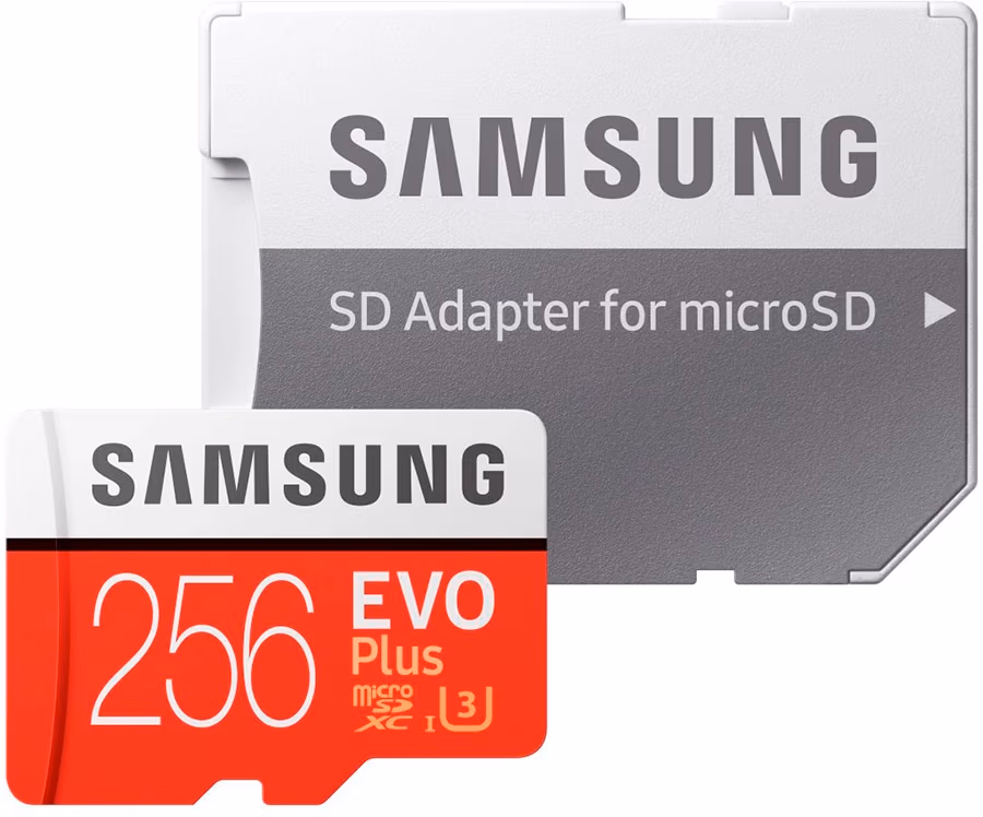 Card de memorie MicroSD+SD adapter Samsung 256Gb MB-MC256G Class10 UHS-1 (U3) 