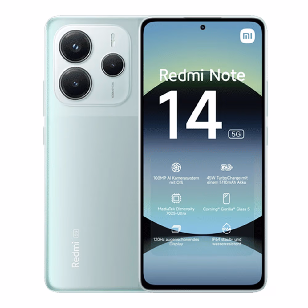 Smartphone Xiaomi Redmi Note 14 5G 8/256GB Coral Green 