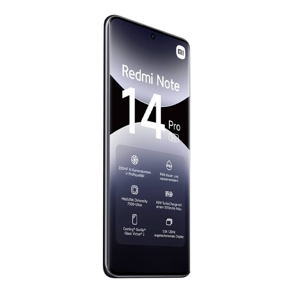 Smartphone Xiaomi Redmi Note 14 Pro 5G / 6.67'' / 8 GB / 256 GB / Midnight Black photo 7