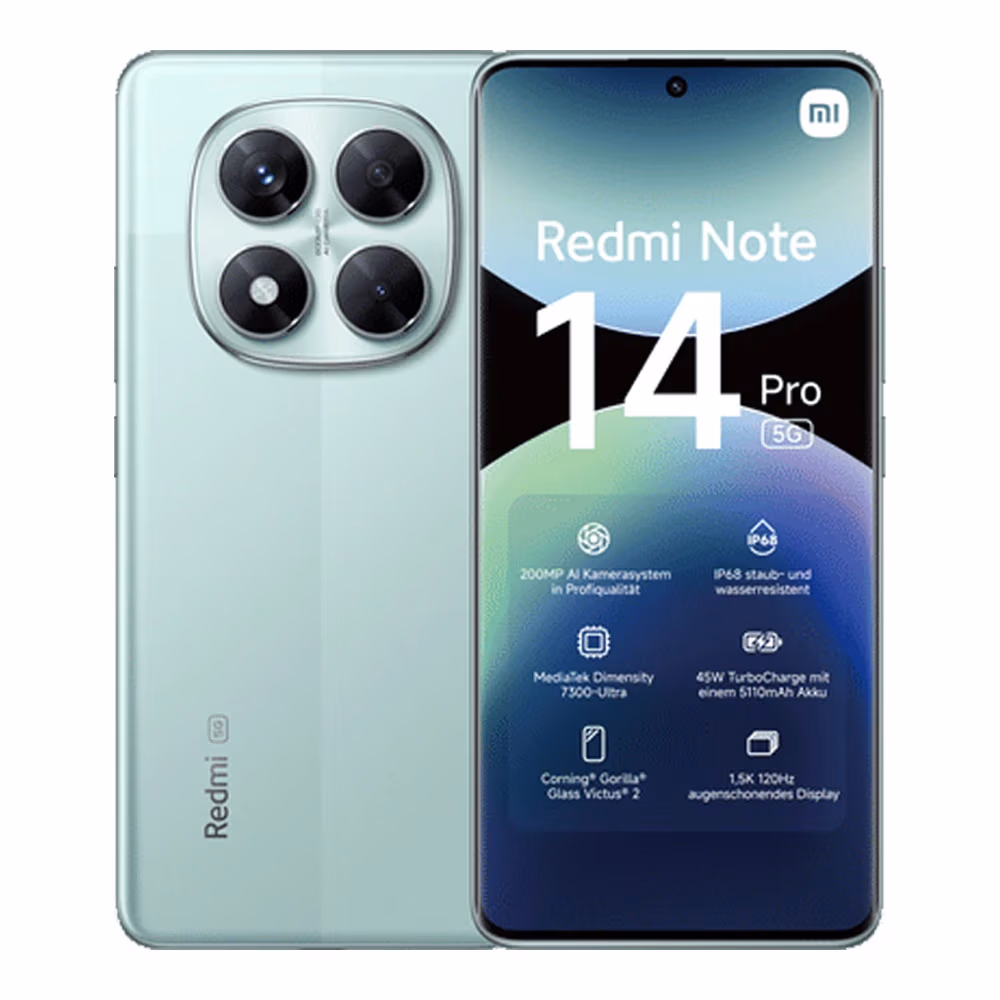 Smartphone Xiaomi Redmi Note 14 Pro 5G 8/256GB Coral Green 