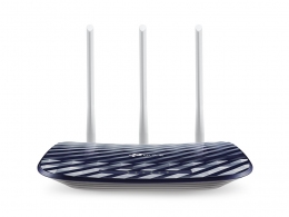 TP-LINK Archer C20 AC750 Dual Band Wireless Router, 433Mbps at 5GHz + 450Mbps at 2.4GHz, 802.11a/b/g/n/ac, 1 WAN + 4 LAN, Wireless On/Off, 3 fixed antennas, Guest Network thumbnav 1