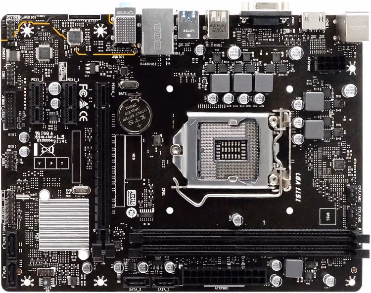 BIOSTAR H310MHP, Socket 1151, Intel® H310 (9th/8th Gen CPU), Dual 2xDDR4-2666, CPU Intel graphics, VGA, HDMI, 1xPCIe X16, 4xSATA3, 2xPCIe X1, ALC887 HDA, RTL8111H GbE LAN, 4xUSB3.1, 95W, mATX 