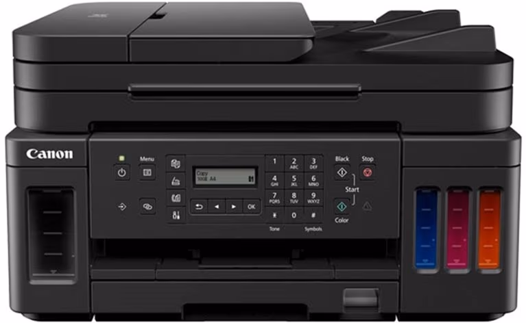 MFD CISS Canon Pixma G7040, A4 Color Printer/Duplex/Scanner/Copier/Network/Wi-Fi/Fax, APD 35, Print 4800x1200dpi_2pl, Scan 1200x2400dpi, ESAT 13/6.8 ipm, LCD display 6.2cm, Tray 350 sheet, 4 ink tanks:(3*GI-40PGBK/,GI-40C/M/Y)18k b/w; 7,7k c.;
