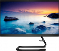 All-in-One PC - 21.5" Lenovo IdeaCentre 3 22ADA05, 21.5" FHD IPS 250nits , AMD Ryzen™ 3 3250U, 8GB (2X4GB) DDR4 RAM, 256GB SSD 2242 PCIe NVMe, AMD Radeon™ Graphics, no ODD, HD Cam, Wi-Fi AC + BT 5.0, USB KB&MS, DOS, Black. thumbnav 1