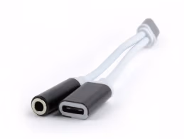 Gembird CCA-UC3.5F-02, USB type-C plug to stereo 3.5 mm audio adapter cable, with extra power socket, black