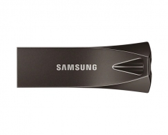 32GB USB3.1 Samsung Bar Plus, Space Gray, Durable zinc alloy, Metal casing is shock / water / X-Ray resistant (Read 200 MByte/s, Write 50 MByte/s) thumbnav 1