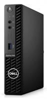 DELL OptiPlex 3000 MFF lntel® Core® i3-12100T (4 Cores/12MB/8T/2.2GHz to 4.1GHz/35W), 8GB (1X8GB) DDR4, M.2 256GB PCIe NVMe SSD, Intel Integrated Graphics, WiFi6 2x2 + BT5.2, TPM, NO ODD, USB mouse MS116, USB KB216, PSU 65W, Ubuntu, 3Y Warranty, Black.