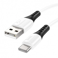 Cable USB-C to Lightning  HOCO “X82”, 1m, White, Fast Charge, up to 3A, Charching Data Cable, Outer material: Silicone