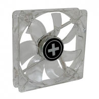 120mm Case Fan - XILENCE XPF120.TBL Fan, Blue LED, 120x120x25mm, 1400rpm, <21dBa, 68CFM, hydro bearing, Big 4Pin and 3Pin Molex, Black/Red thumbnav 2