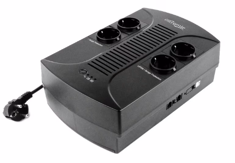 Gembird EnerGenie EG-UPS-002, 850VA / 510W, UPS with AVR, 4x Schuko outlets, LED status indication, USB port