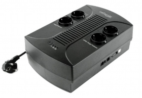 Gembird EnerGenie EG-UPS-002, 850VA / 510W, UPS with AVR, 4x Schuko outlets, LED status indication, USB port thumbnav 1