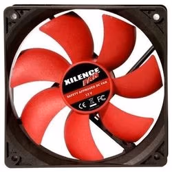 120mm Case Fan - XILENCE XPF120.R.PWM Fan, Performance C, 120x120x25mm FDB Fan, 500 - 1500 ± 10%, max. 28 (dB(A))@12V, 57.9CFM, Operating voltage DC (V)	6 - 13.8, Hydro Bearing, Airflow-optimized rotor blades, 4Pin with PWM,  Black/Red 