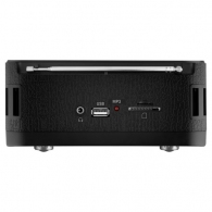 SVEN SRP-555 Black-Silver, FM/AM/SW Radio, 3W RMS, built-in audio files player from USB-fash, microSD and SD card storage devices, telescopic swivel antenna, HEADPHONES JACK ,built-in battery thumbnav 4
