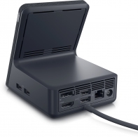 Dell Dual Charge Dock HD22Q, 130W - 4 x USB 3.2 Gen 1 Type A, 1 x USB-C 3.2 Gen 2 with Power Delivery, 1 x HDMI, 1 x DP, Gigabit Ethernet RJ45, Qi Wireless Charging, Support 4K - 60 Hz (Dual Display ). thumbnav 3