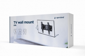 TV-Wall Mount for 23-42”- Gembird ”WM-42T-02”, Tilt, max. 30 kg, Distance TV to Wall: 53 mm, max. VESA 200 x 200, Black thumbnav 4