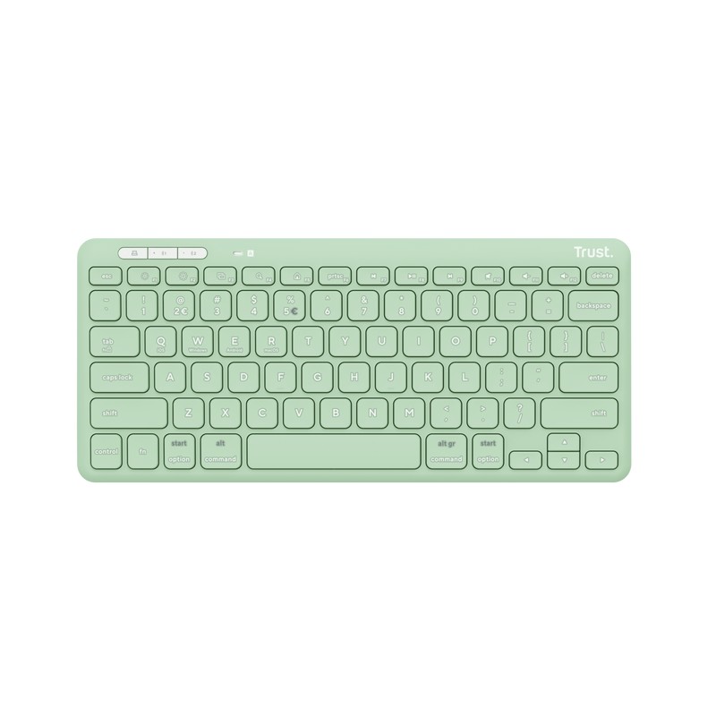 Tastatura Wireless Compacta Trust  Lyra / BT5.0 / Green photo 1