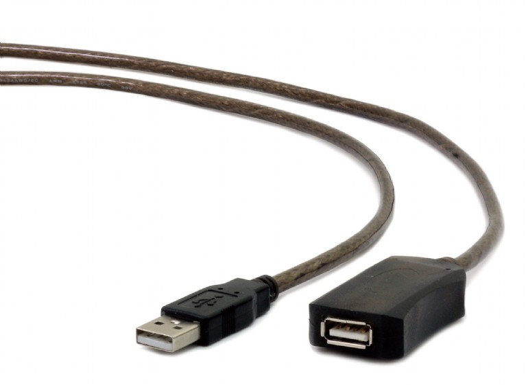 Активный удлинитель USB 2.0 Gembird UAE-01-5M, 5 м, черный photo 2