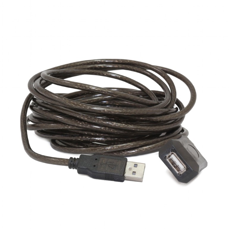 Активный удлинитель USB 2.0 Gembird UAE-01-5M, 5 м, черный photo 3