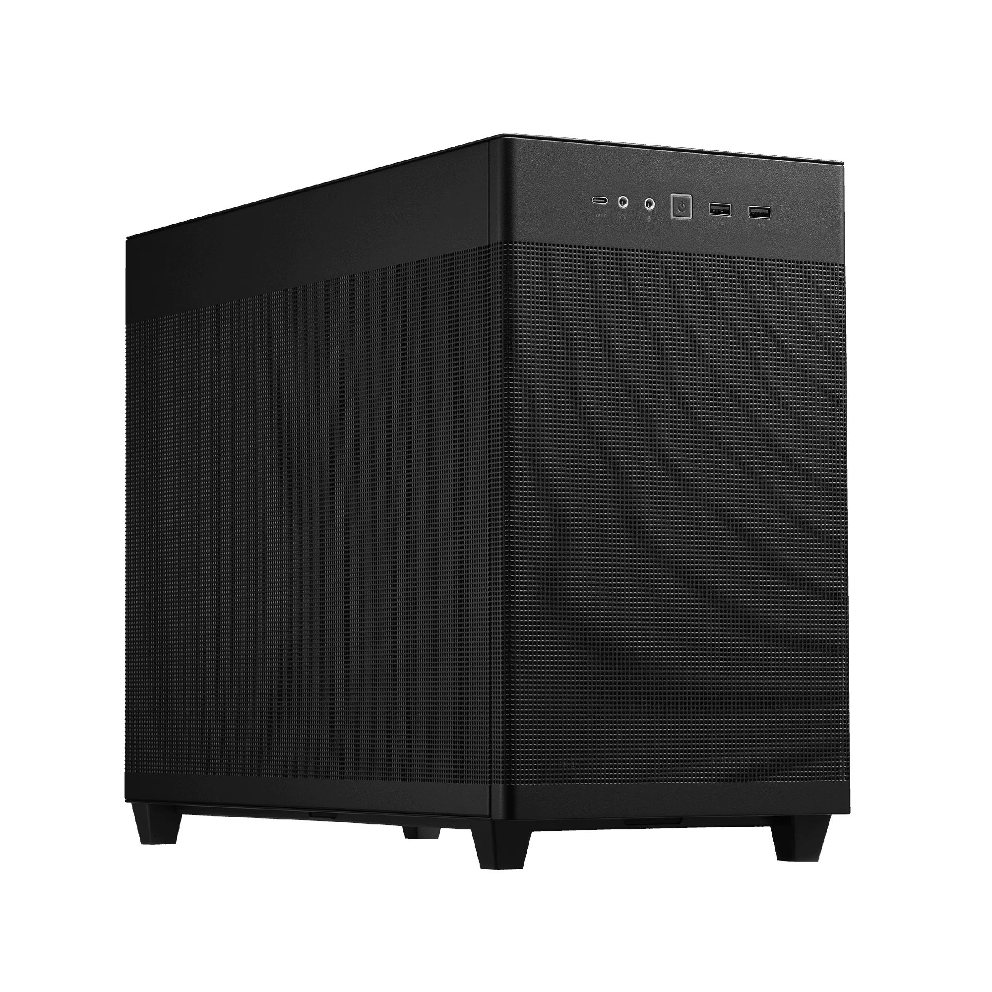 Carcasa ASUS  PRIME AP201 MESH / w/oPSU / 1x120mm / mATX / Black photo 1