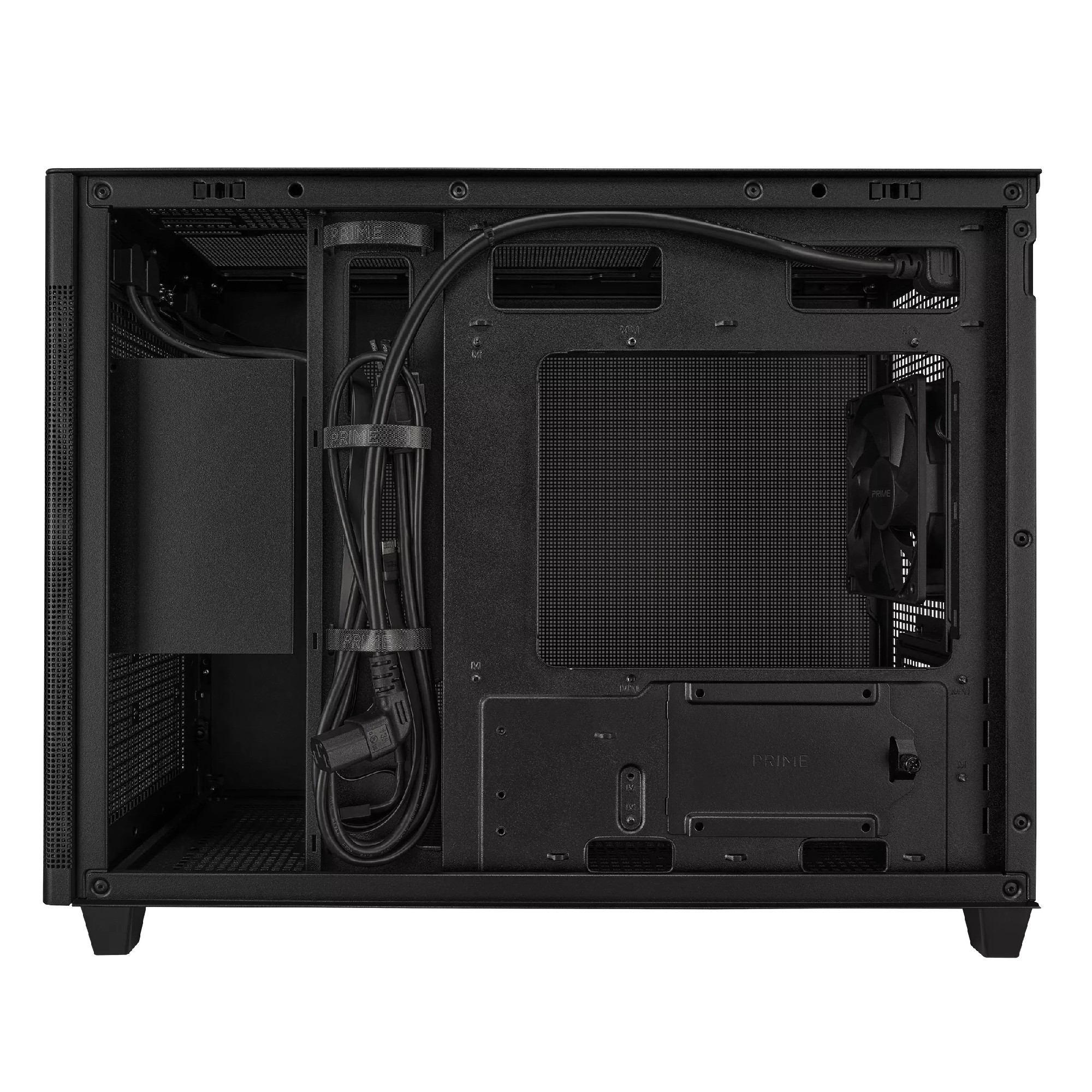 Carcasa ASUS  PRIME AP201 MESH / w/oPSU / 1x120mm / mATX / Black photo 5