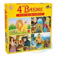 Noriel NOR5328 Puzzle - 4 Basme (12,24,42,56 Piese)