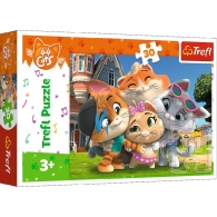 Trefl 18288 Puzzles 30 Friendship In The Land Of Cats thumbnav 1