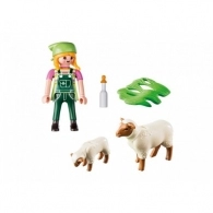 PM9356 Farmer with Sheep