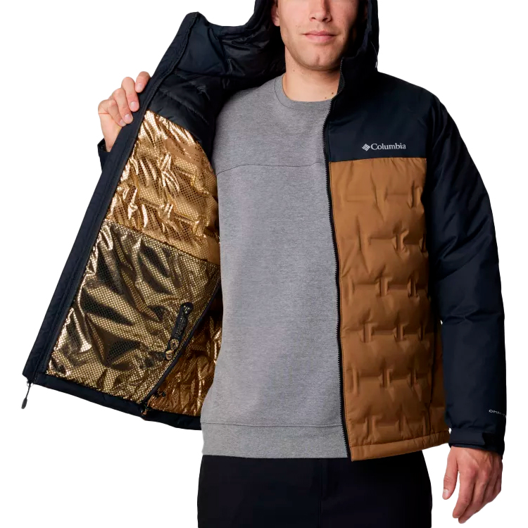 Куртка мужская Columbia Grand Trek III Down Hooded Jacket S Черный/Коричневый photo 2