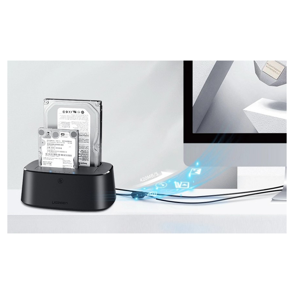 Адаптер USB-A - SATA III UGREEN 50857 photo 5