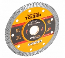 Диск aлмазный 125x1,4х22,2мм ультратонкий Industrial Tolsen thumbnav 1