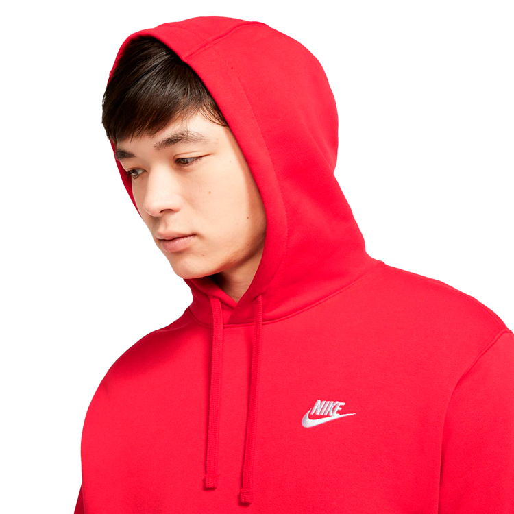 Hanorac pt bărbați Nike M NSW CLUB HOODIE PO BB M Rosu photo 7