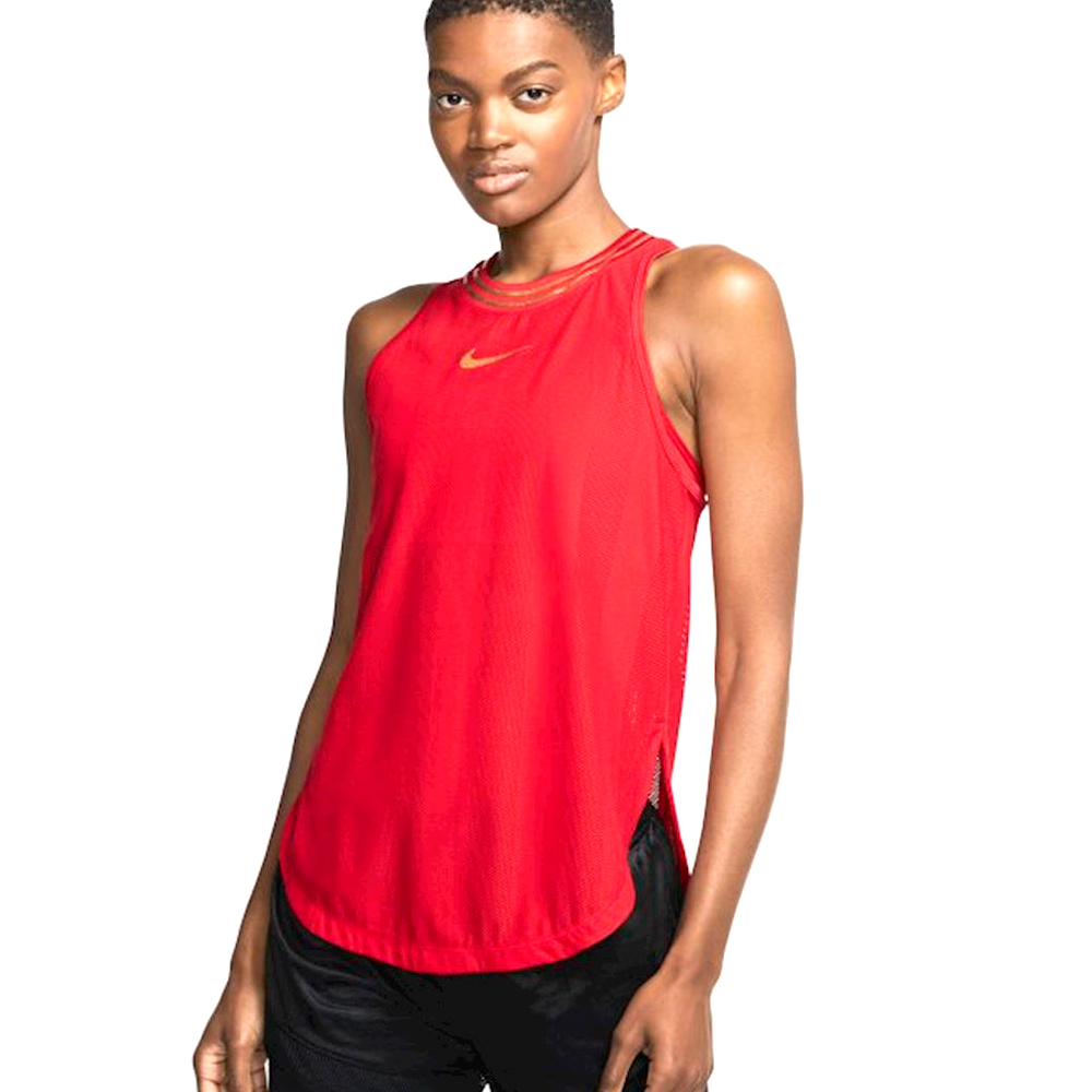 Майка Nike W NK TANK GLAM / Женский / XS / Красный photo 2