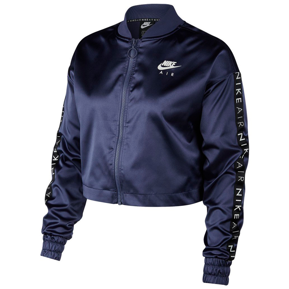 Nike W NSW AIR TRK JKT SATIN L Albastru Femei photo 1