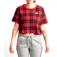  Nike W NSW TEE FUTURA PLAID CROP thumbnav 3