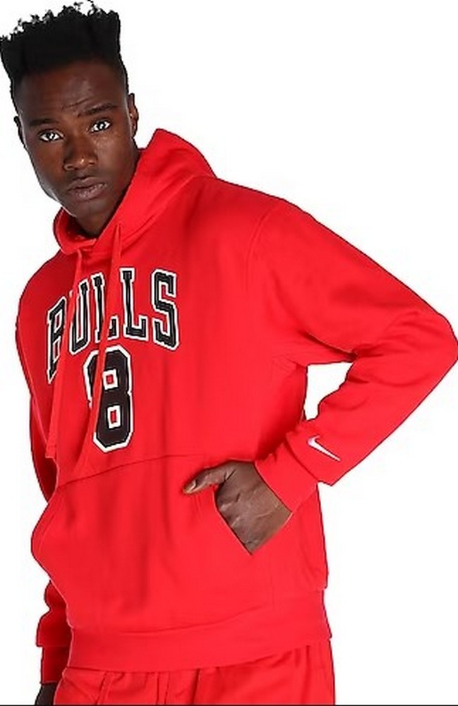 Мужская Толстовка Nike CHI M NK PO FLC ESSNTL N&N  M Красный photo 3